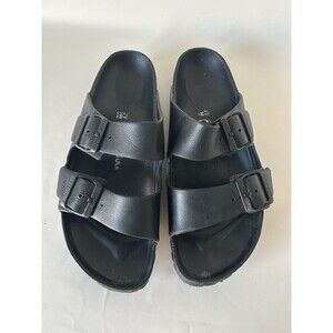 Birkenstock Arizona EVA Two Strap Sandals in Black - 39 Women’s 8-8.5